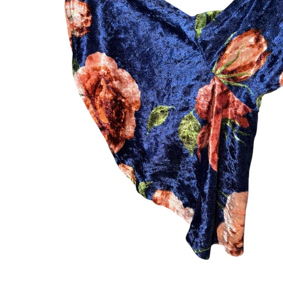 LuLaRoe Blue and Brown Long Sleeve Dress - Picture 2 of 9